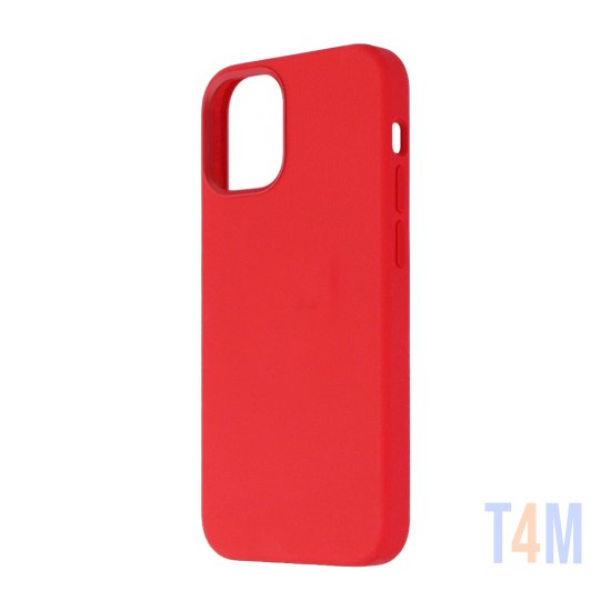 Funda de Silicona para Apple iPhone 12 Mini Rojo